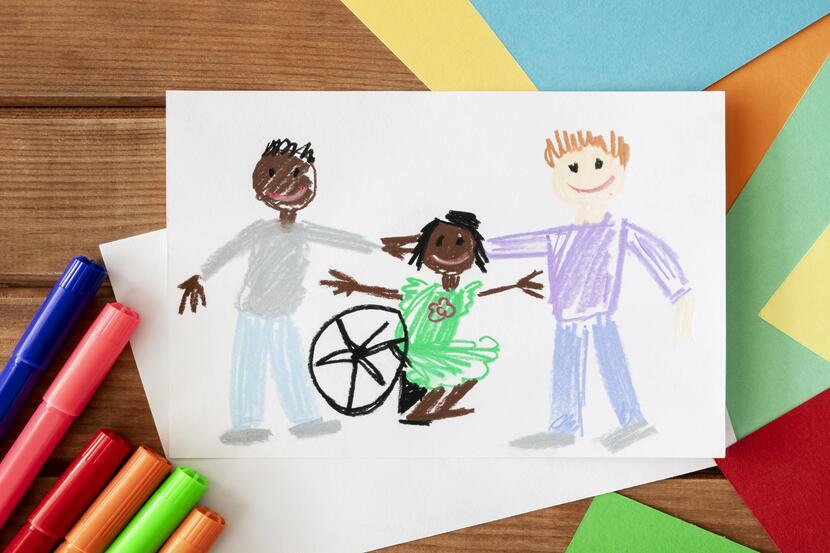 desenho infantil sobre diversidade e inclusão