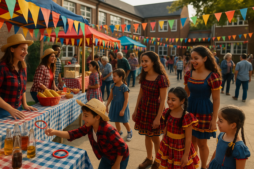 festa junina na escola