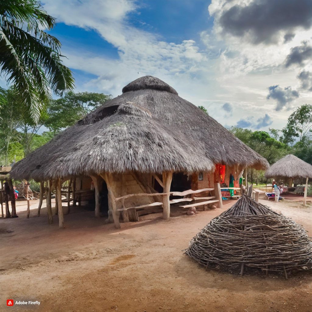 aldeia indigena de povos brasileiros
