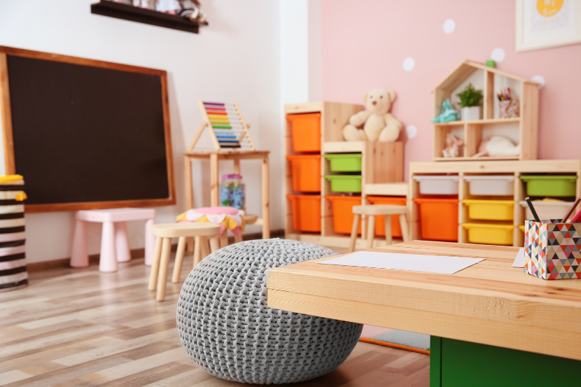 ambiente de uma brinquedoteca na escola